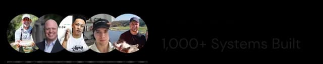 1,000+ Systems Built